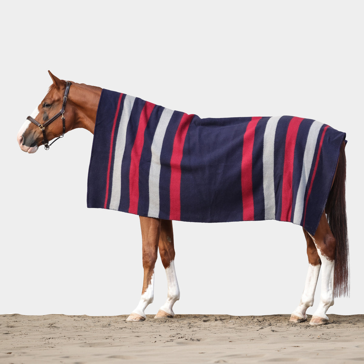 Couverture en laine Dominick Golden Stripe